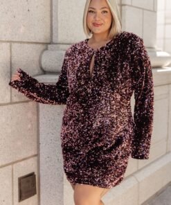 All That Glitters Sequin Dress - Fashion Are Us, LLC