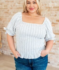 Anticipating More Smocked Blouse - Fashion Are Us 