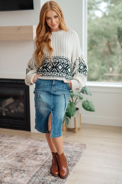 Always Be There Cargo Denim Skirt - Fashion Are Us